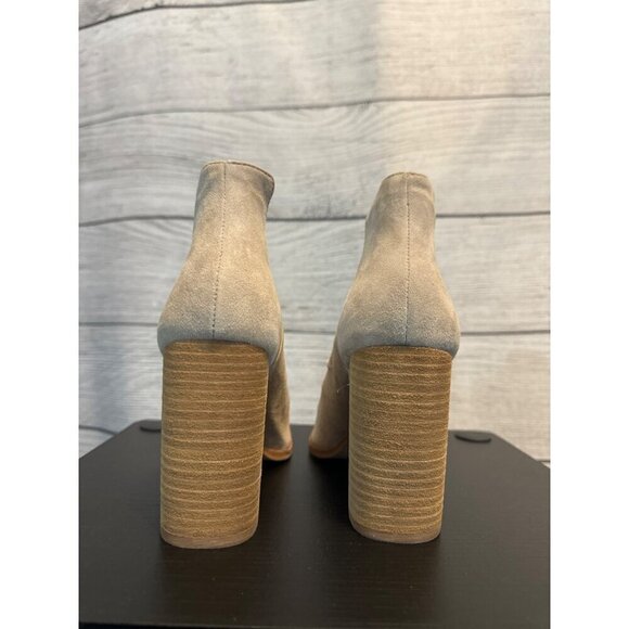 Kristin Cavallari Chinese Laundry Beige Peep-Toe Ankle Booties Size 7.5 - Picture 4 of 6